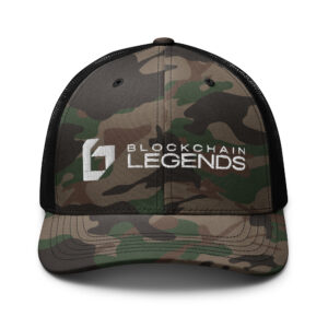 Camouflage trucker hat