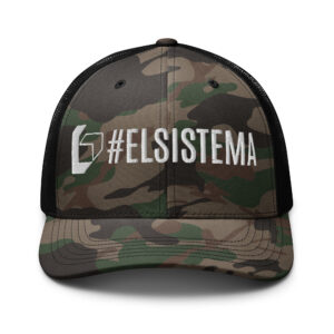 Camouflage trucker hat #elsistema